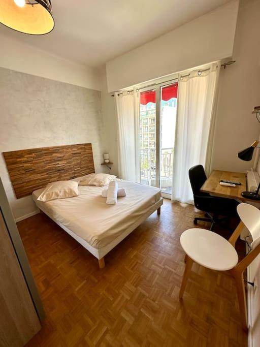 ניס Appartement Avec 4 Chambres Doubles - Proche De La Mer, Des Transports Et De La Promenade Des Anglais מראה חיצוני תמונה