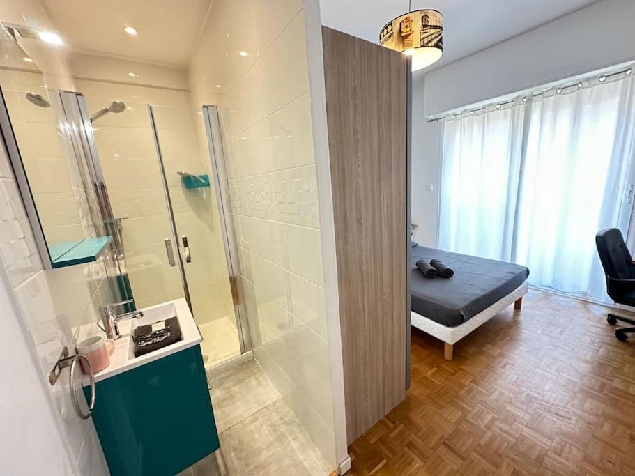ניס Appartement Avec 4 Chambres Doubles - Proche De La Mer, Des Transports Et De La Promenade Des Anglais מראה חיצוני תמונה