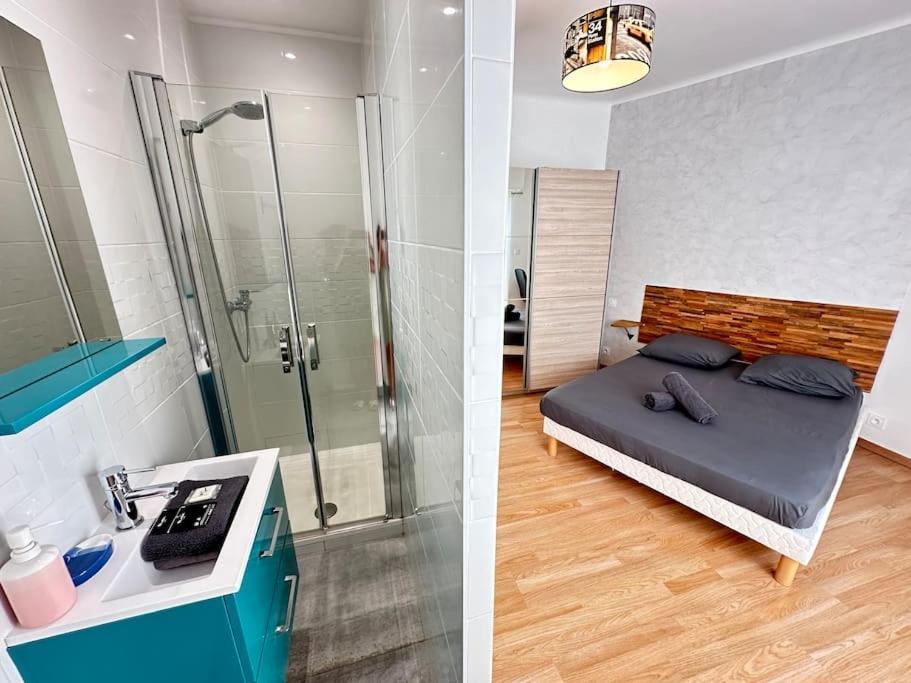 ניס Appartement Avec 4 Chambres Doubles - Proche De La Mer, Des Transports Et De La Promenade Des Anglais מראה חיצוני תמונה